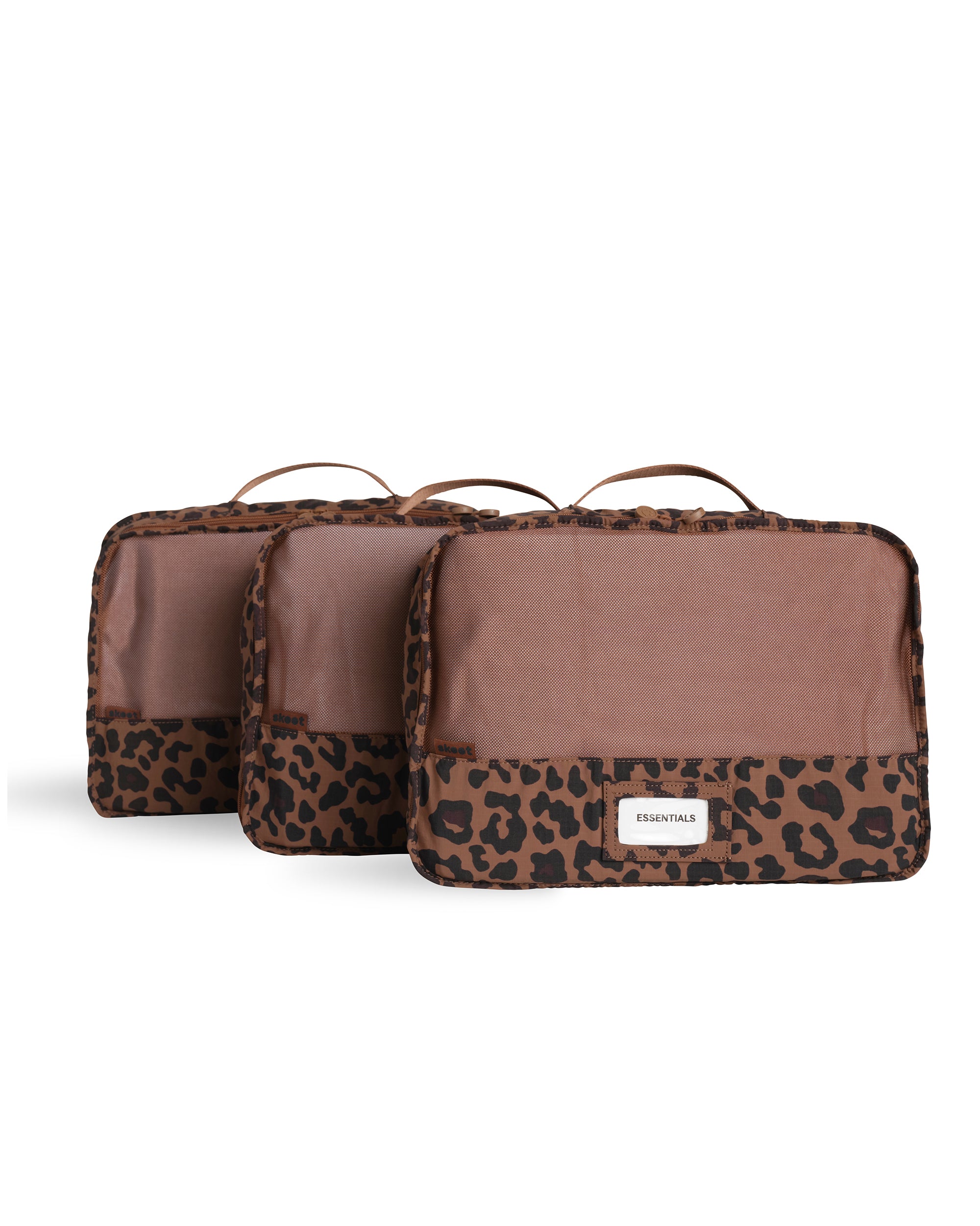 Skoot Trunk Medium Packing Cubes in Leopard