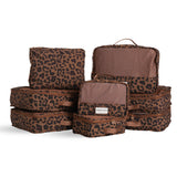 Skoot Trunk Packing Cubes in Leopard
