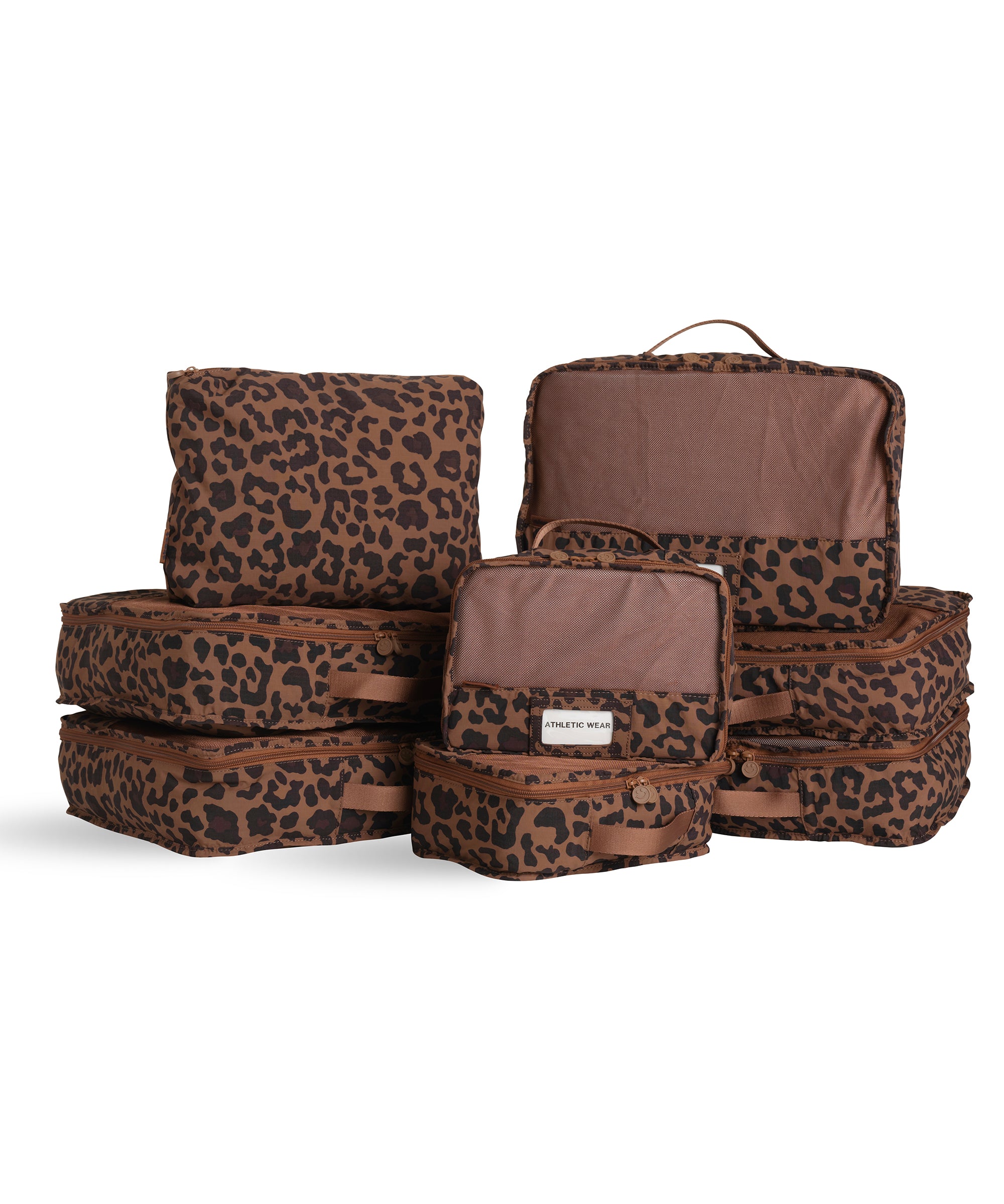 Skoot Trunk Packing Cubes in Leopard