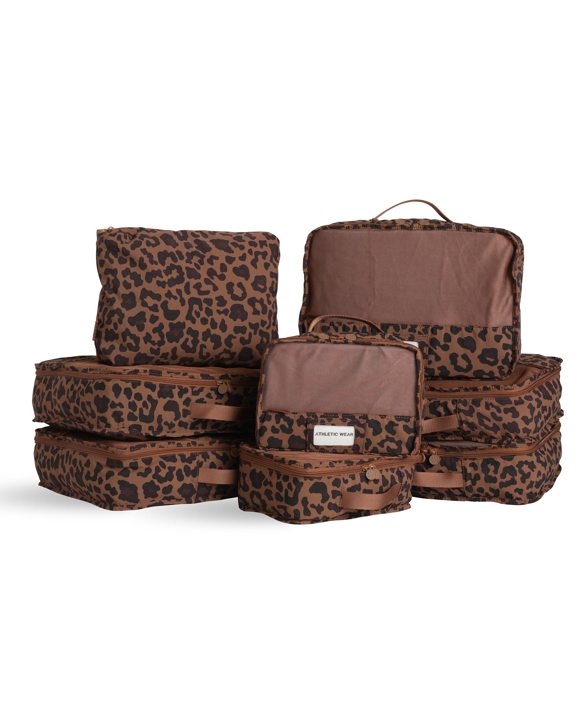 Skoot Trunk Packing Cubes in Leopard