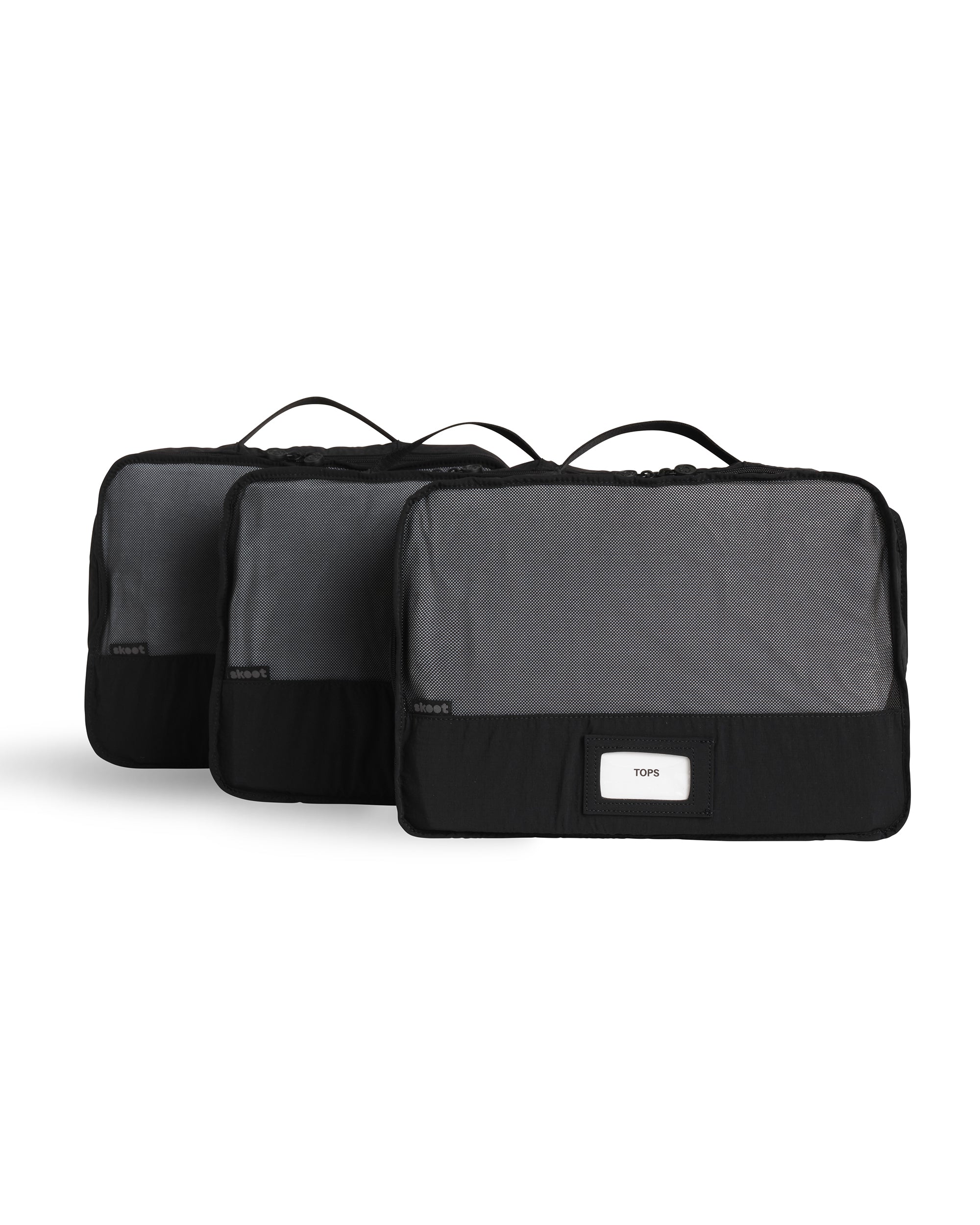 Skoot Trunk Medium Packing Cubes in Onyx
