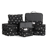 Skoot Trunk Packing Cubes Sizes in Polka Dot