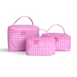 Small Medium Large Pink Gingham
