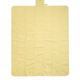 skoot green gingham picnic size mat laying flat