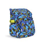 skoot blue camo kids backpack angled