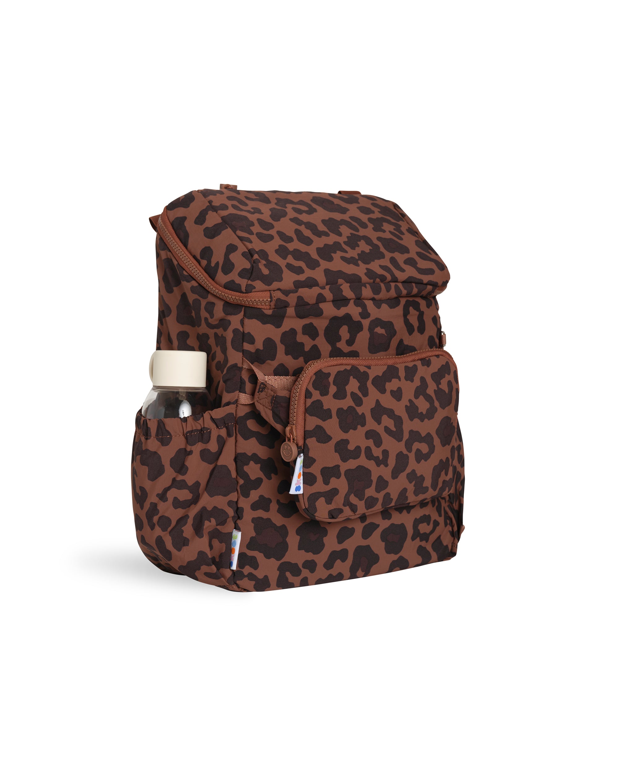 skoot leopard kids backpack angled