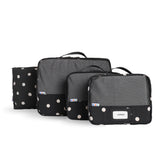 skoot polka dot packing cubes group set