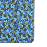skoot blue camo snack size picnic size mat detail