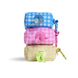 Skoot Mess Mate Blue Gingham, Pink Gingham, Green Gingham Stack