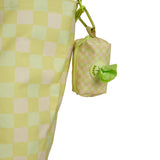 Skoot Mess Mate in Green Gingham on Tote