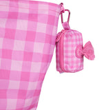 Skoot Mess Mate in Pink Gingham on Tote