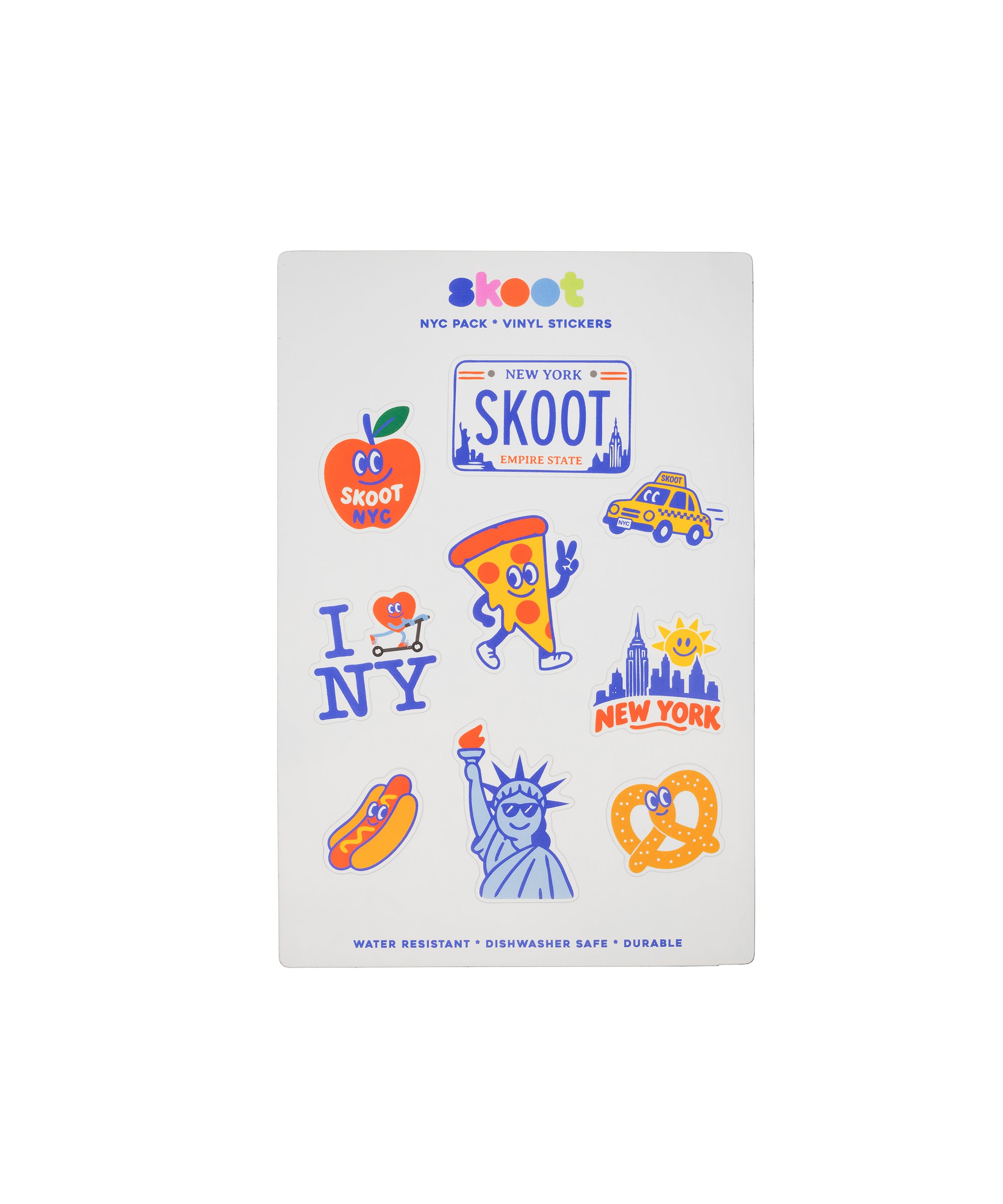 NYC sticker sheet