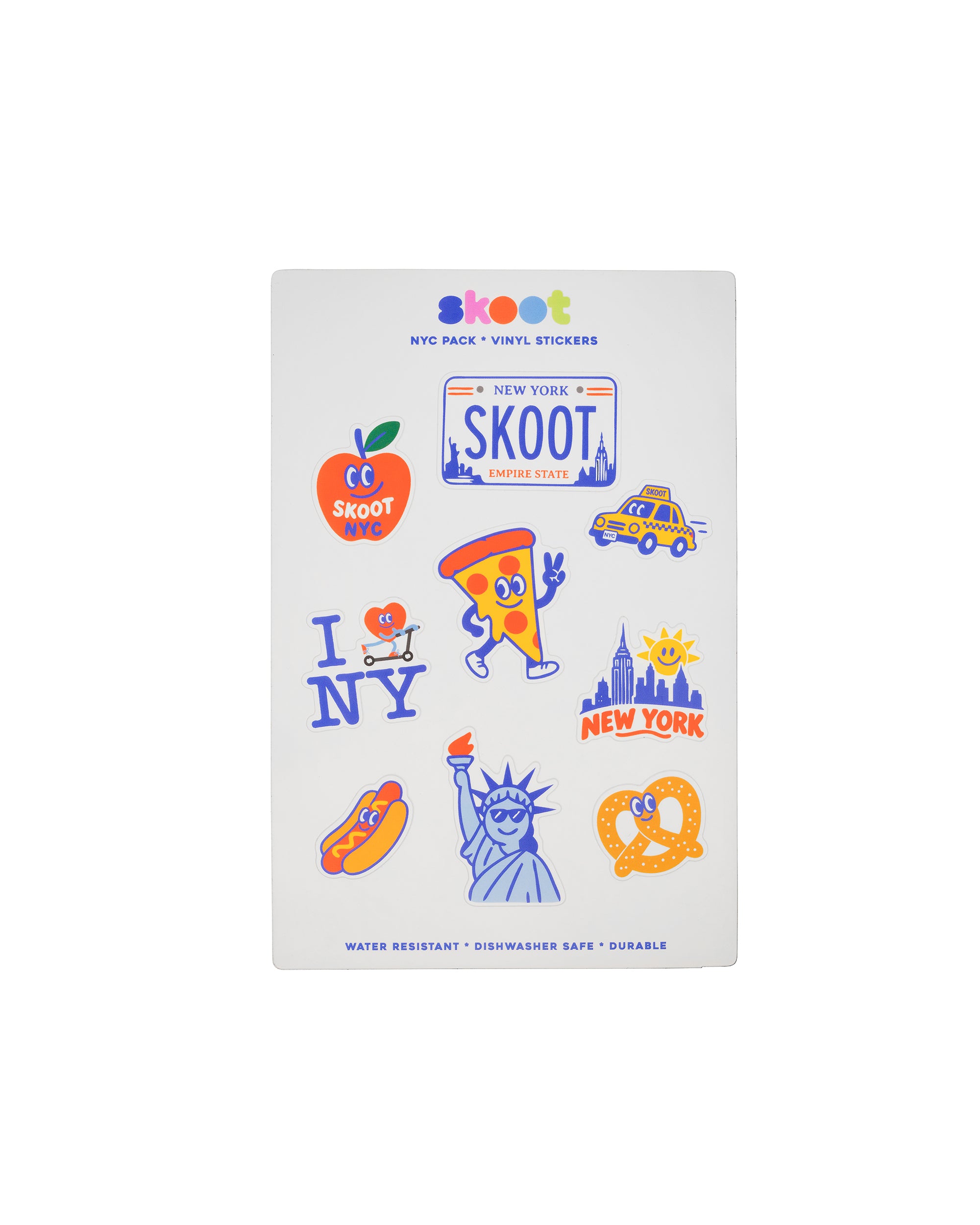 NYC sticker sheet