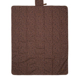 skoot leopard picnic size mat laying flat