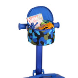 blue camo skootcase scooter zip pouch attachment