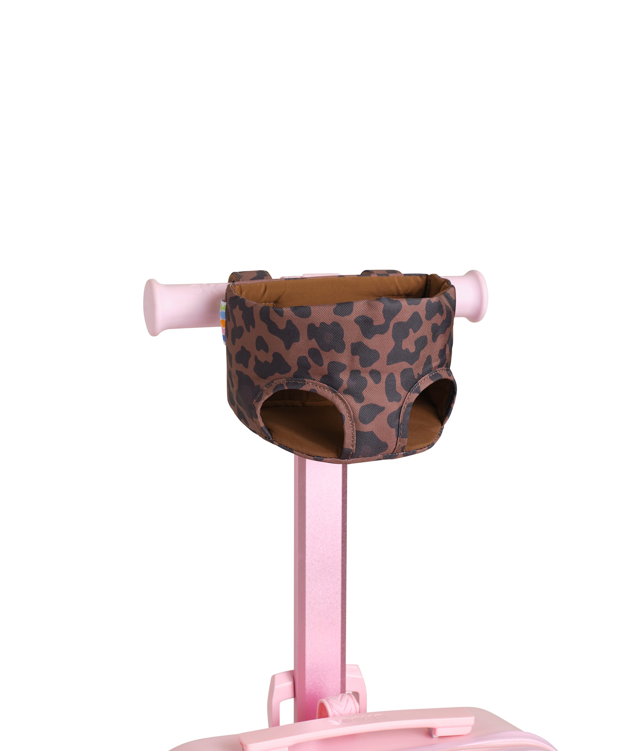 leopard pattern skoot skootcase doll carrier front shot