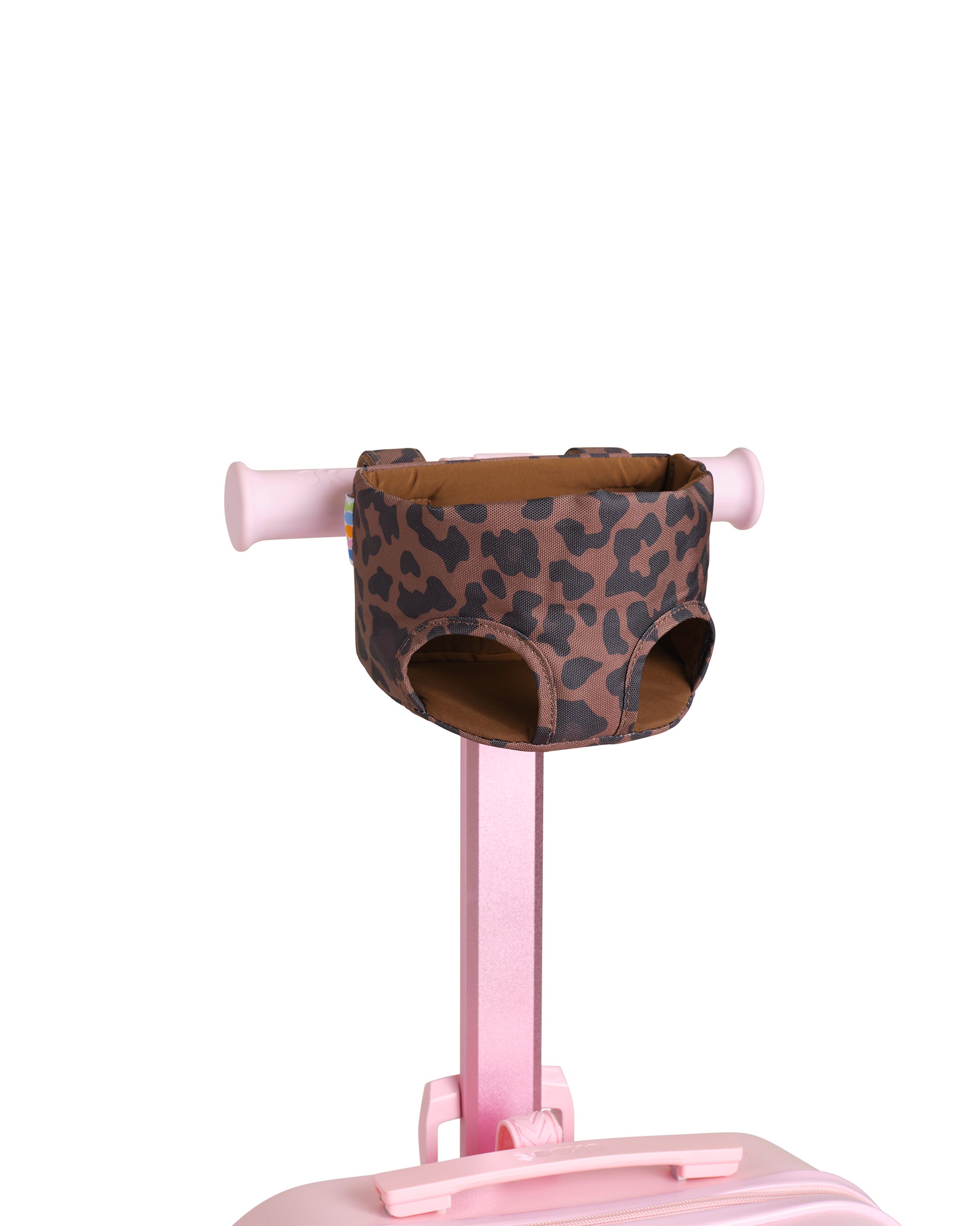 leopard pattern skoot skootcase doll carrier front shot