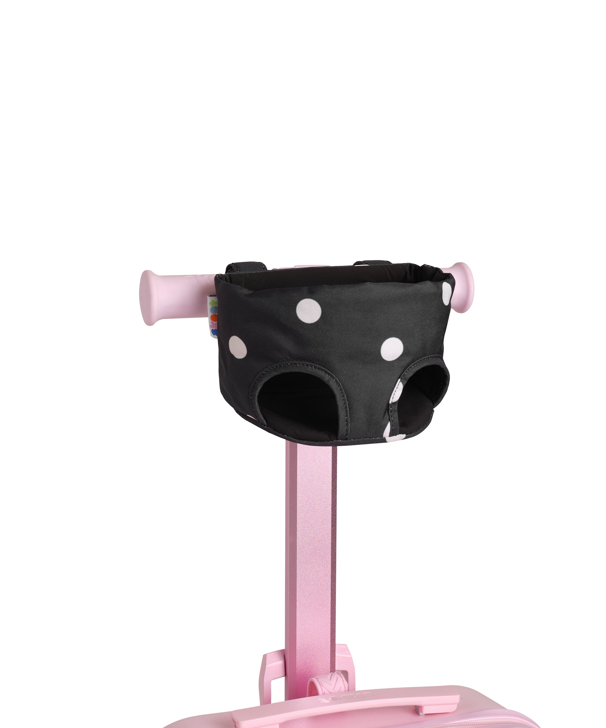 polka dot pattern skoot skootcase doll carrier front shot