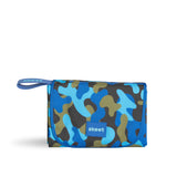 skoot blue camo snack size mat folded up