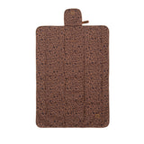 skoot leopard snack size mat laying flat