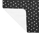 Skoot polka dot snack size mat detail and underside flipped corner