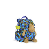 skoot toddler backpack blue camo angle stuffed