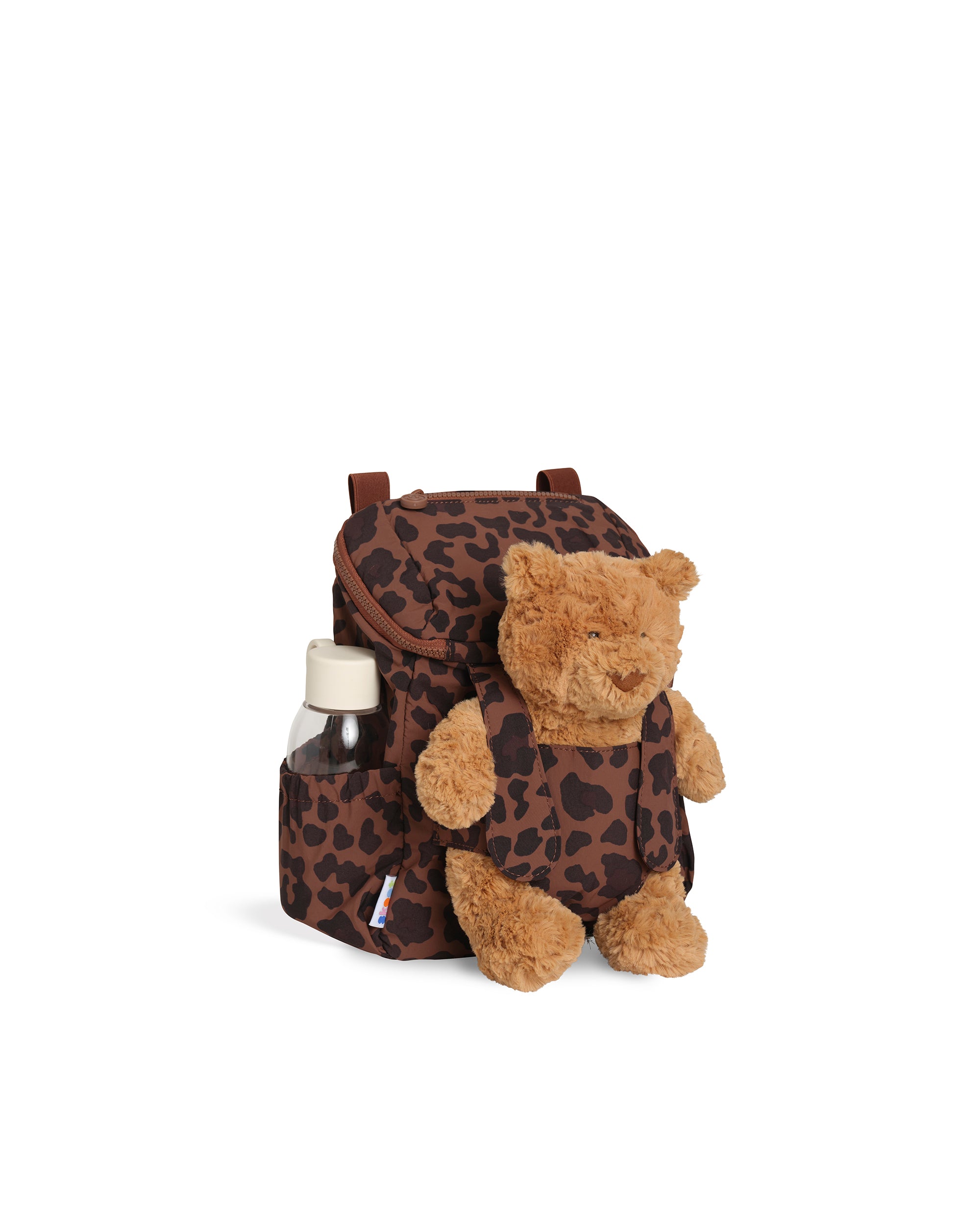skoot toddler backpack leopard angle stuffed