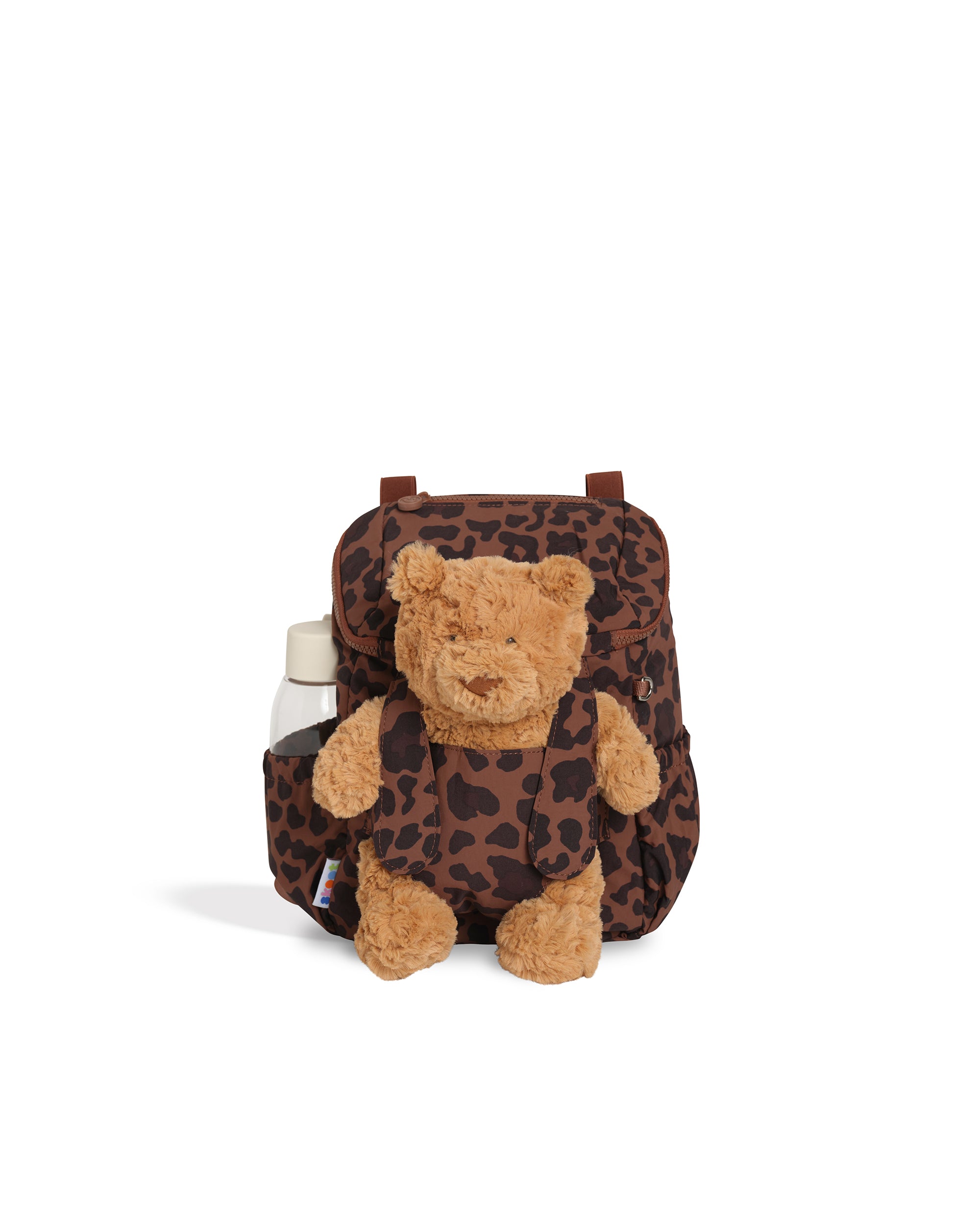 skoot toddler backpack leopard front stuffed