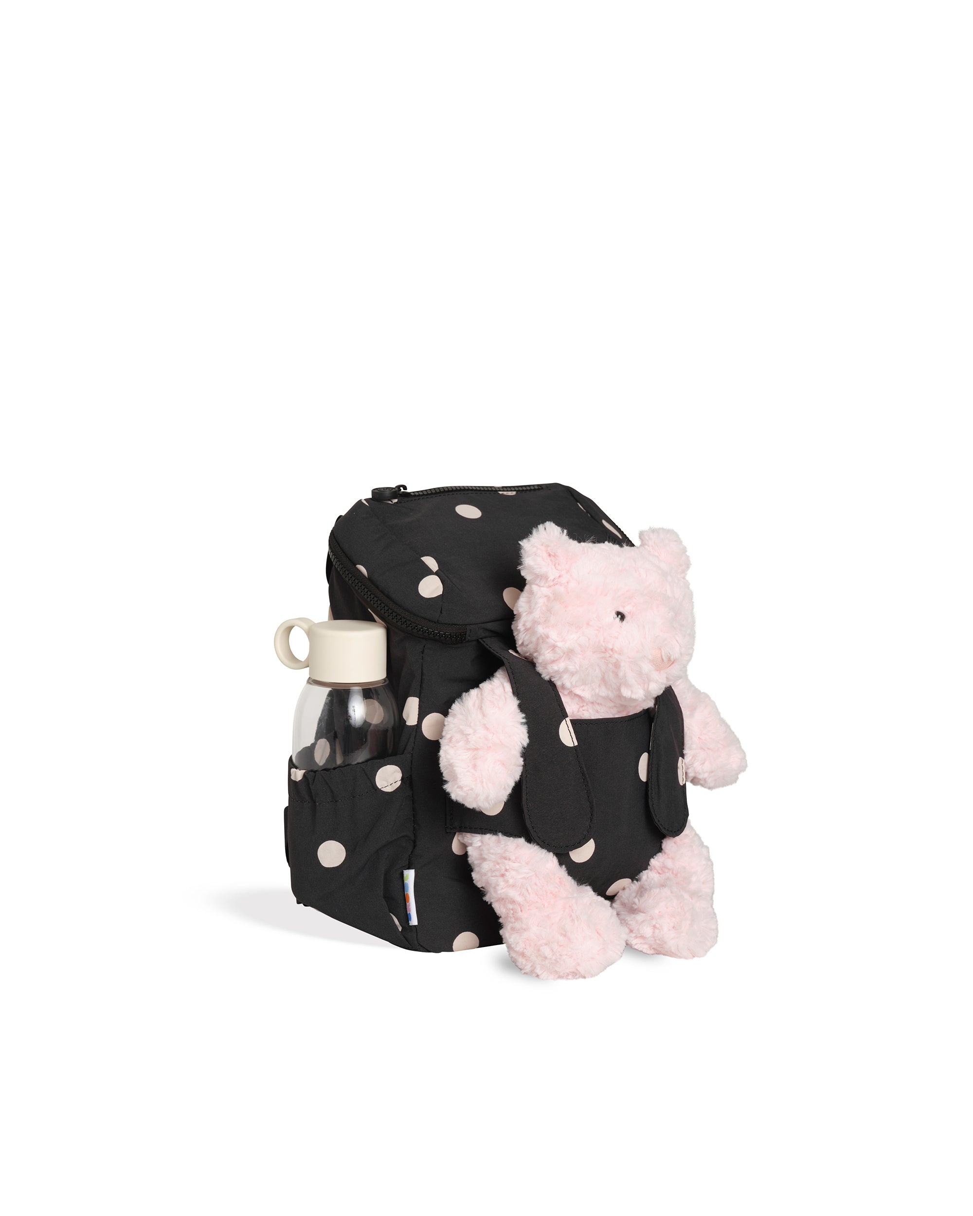 skoot toddler backpack polka dot angle stuffed