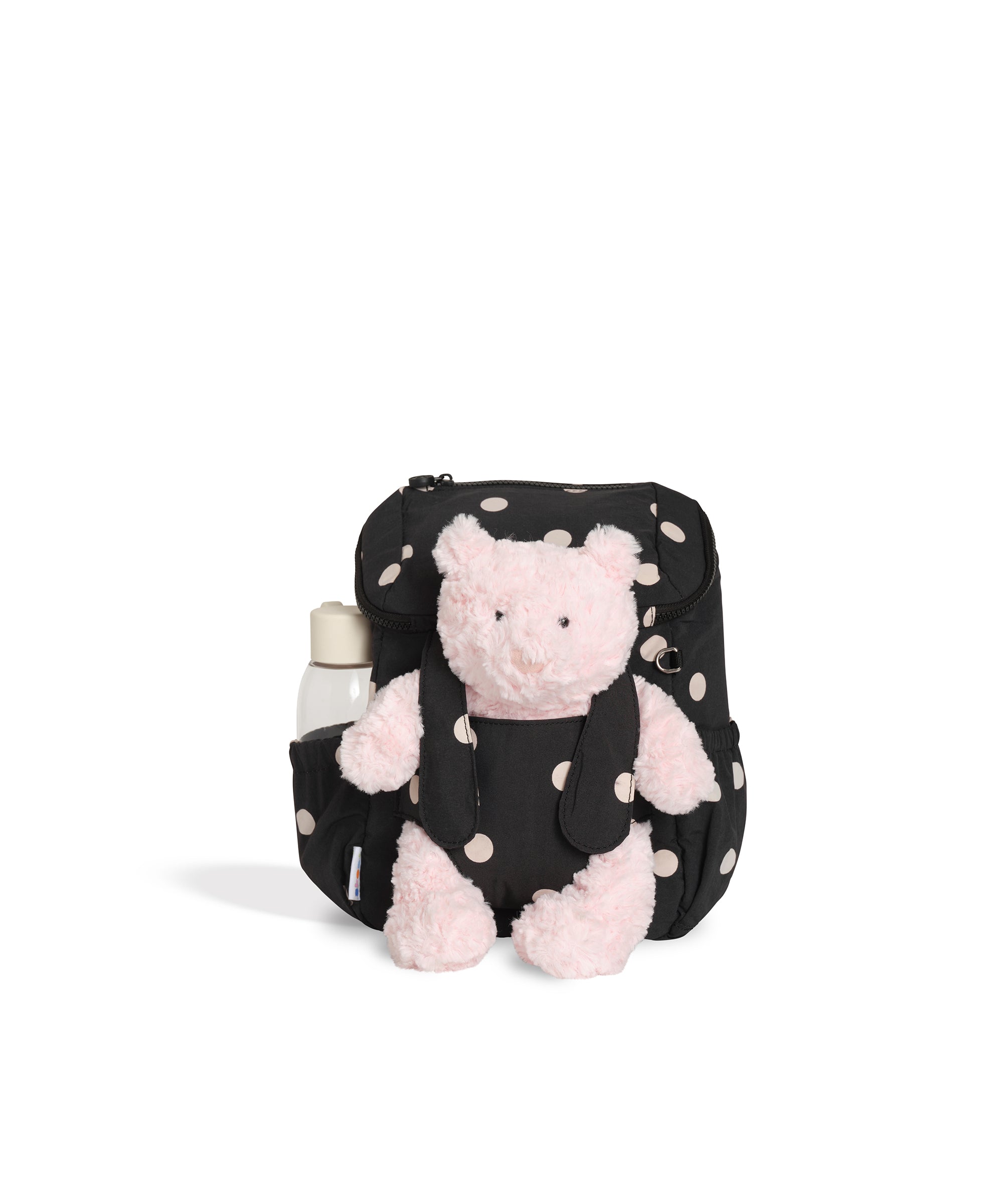 skoot toddler backpack polka dot front stuffed