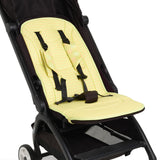 skoot green gingham stroller liner
