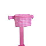 pink gingham skootcase scooter zip pouch attachment zipped