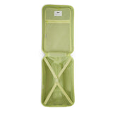 Skoot Go Green scooter skootcase suitcase empty interior inside zipper pockets