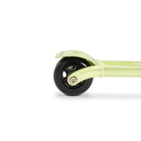 Skoot Go Green skootcase suitcase scooter black back wheel detail