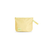 skoot green gingham diapper caddy zip pouch