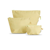 skoot green gingham grab and go pouch set 3 piece bags