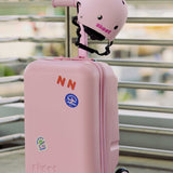 puff pink kids helmet
