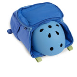 skoot jet blue kids backpack fits the skoot helmet