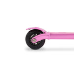 Skoot Pop Pink skootcase suitcase scooter black back wheel detail