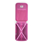 Skoot Pop Pink scooter skootcase suitcase empty interior inside zipper pockets