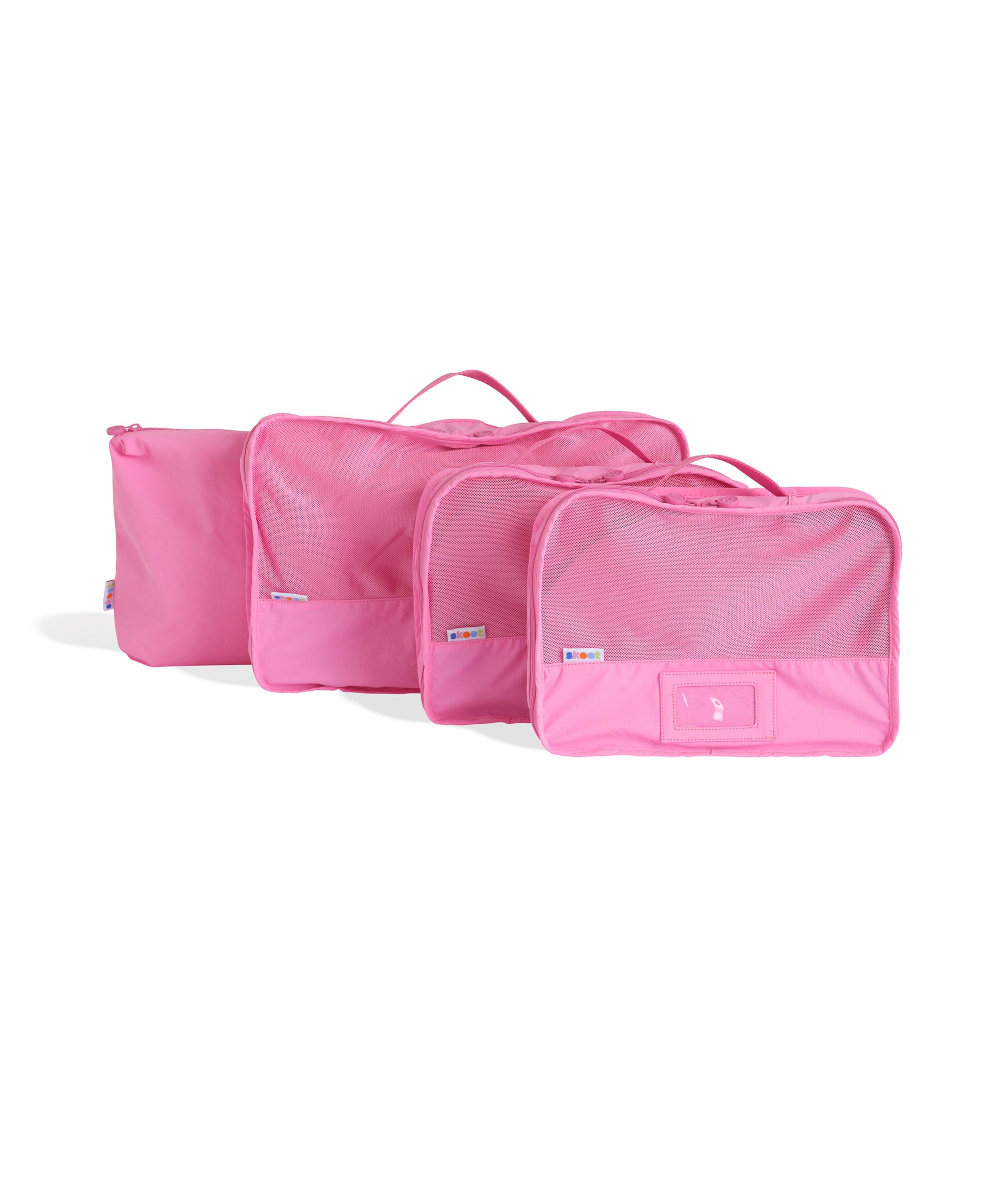 skoot pop pink packing cubes group set
