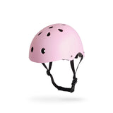 skoot puff pink adjustable scooter helmet front view