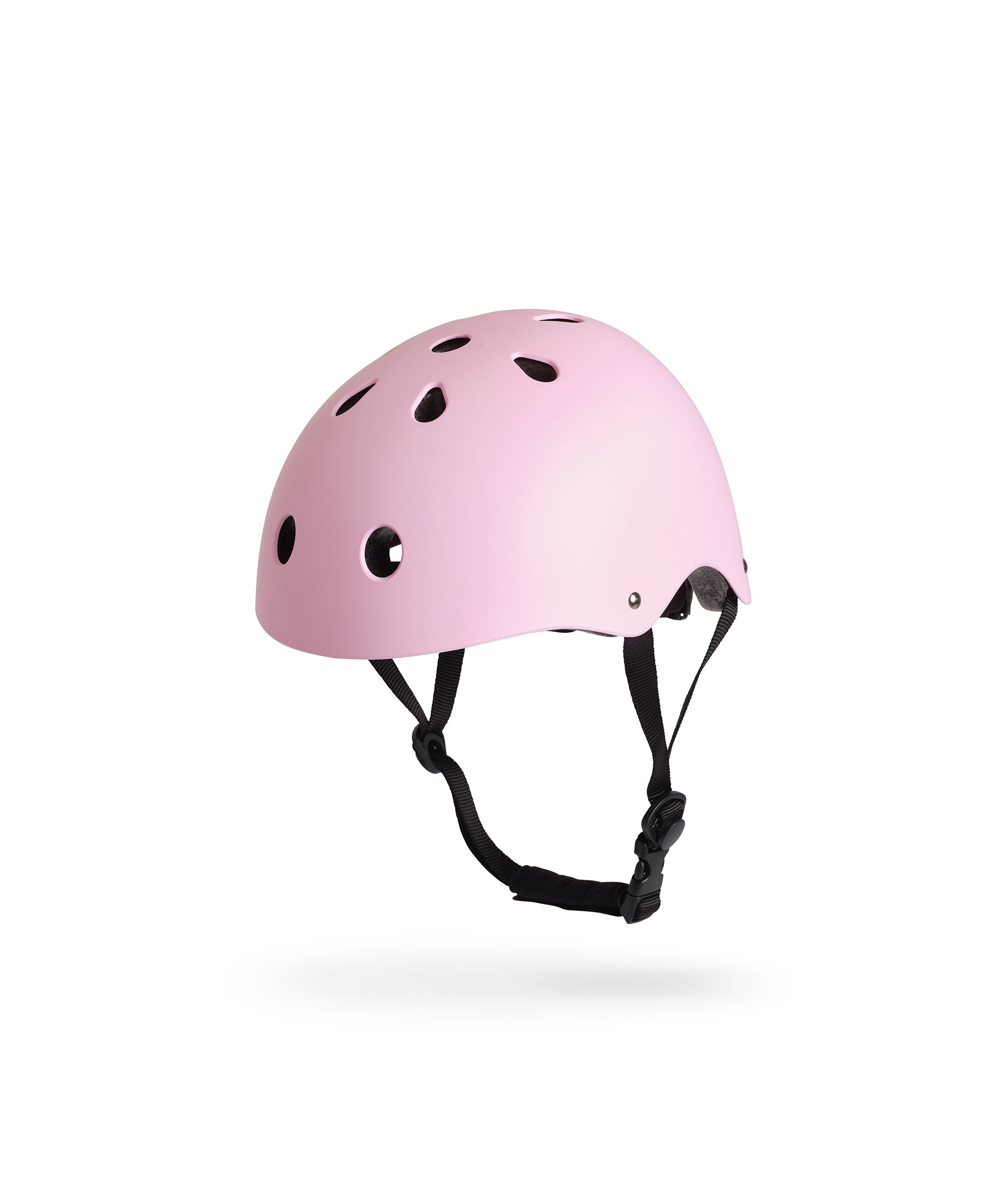 skoot puff pink adjustable scooter helmet front view