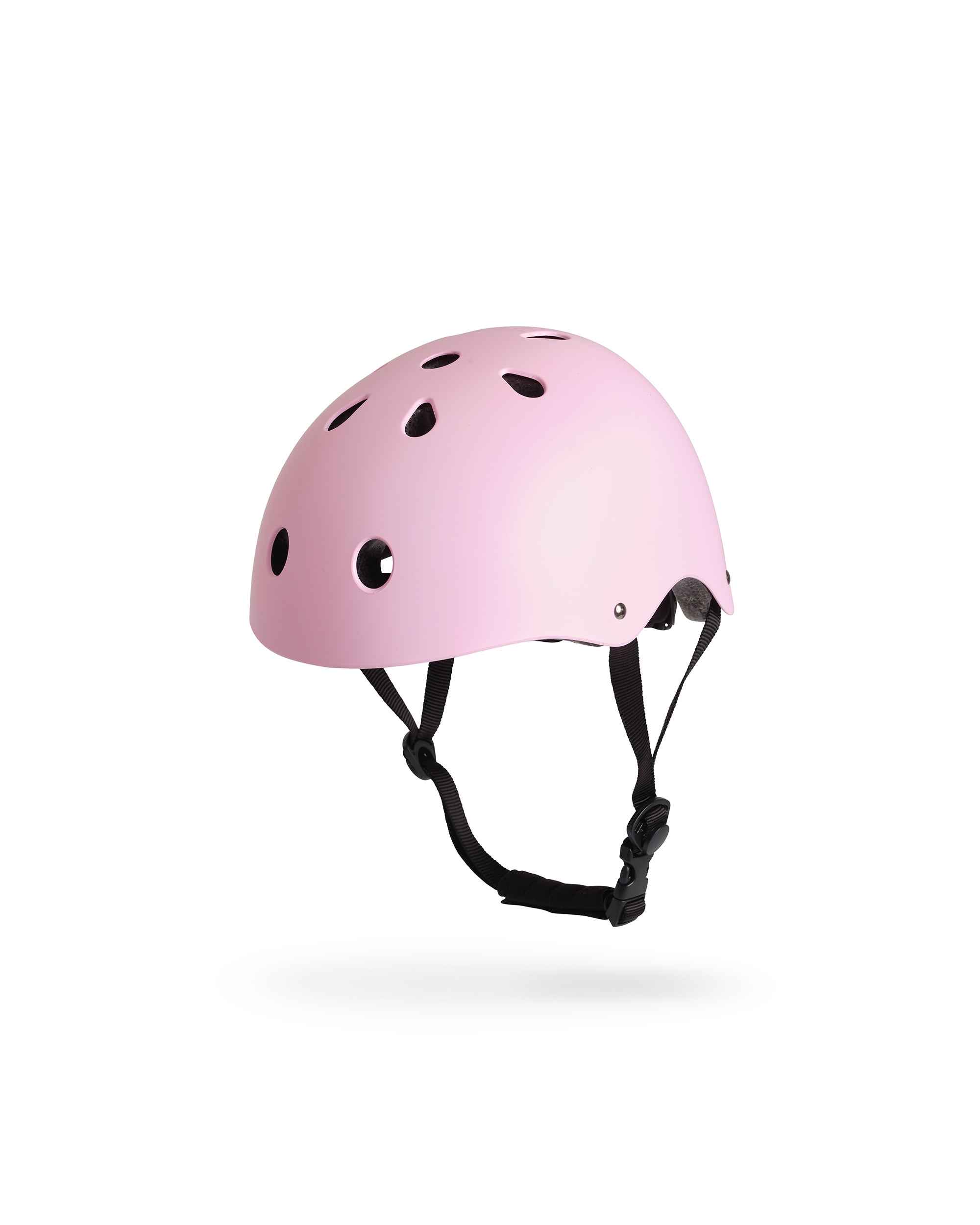 skoot puff pink adjustable scooter helmet front view