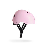 skoot puff pink adjustbale scooter helmet side view