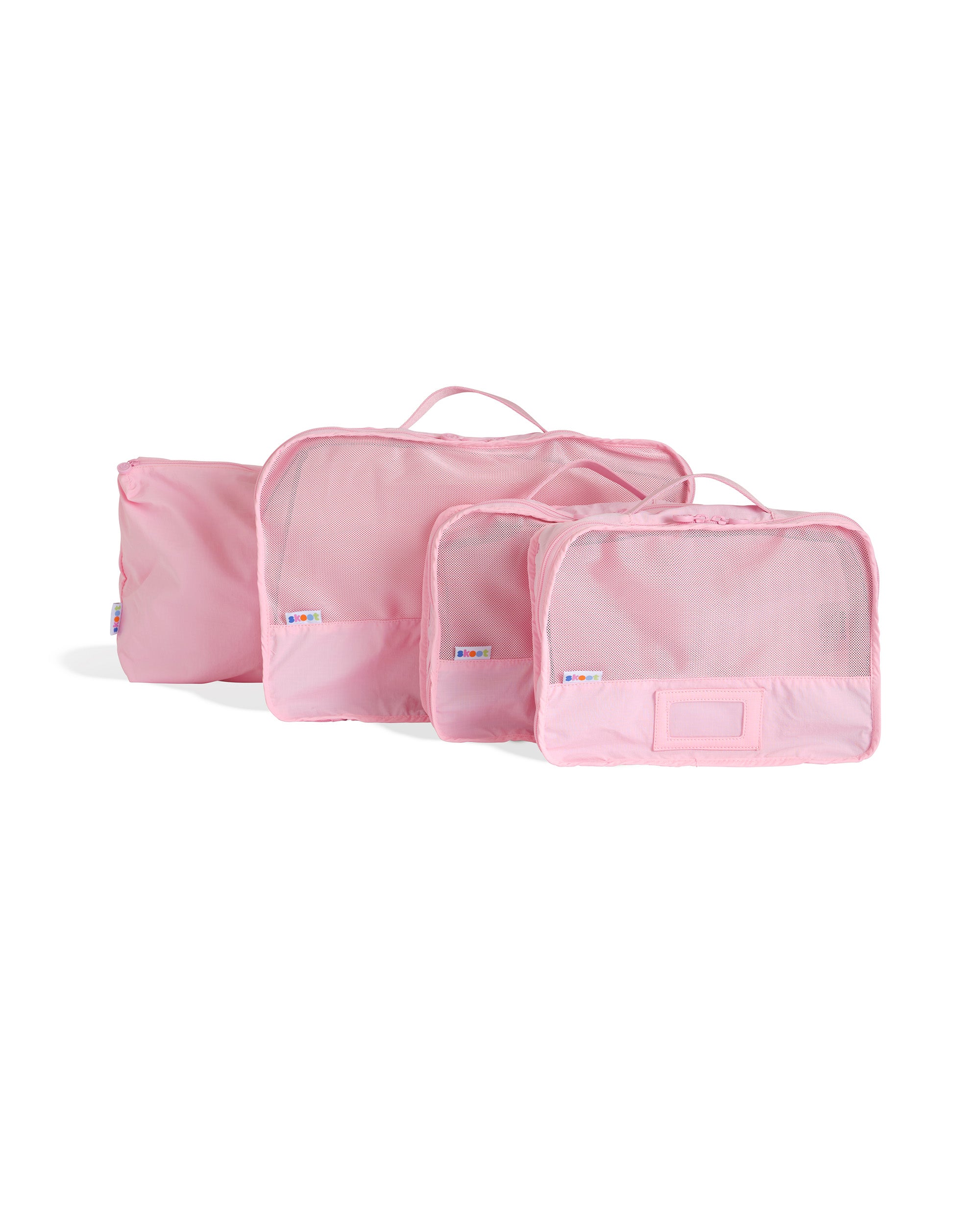skoot puff pink packing cubes group set