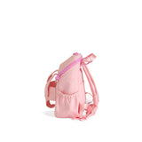 skoot puff pink toddler backpack empty side view
