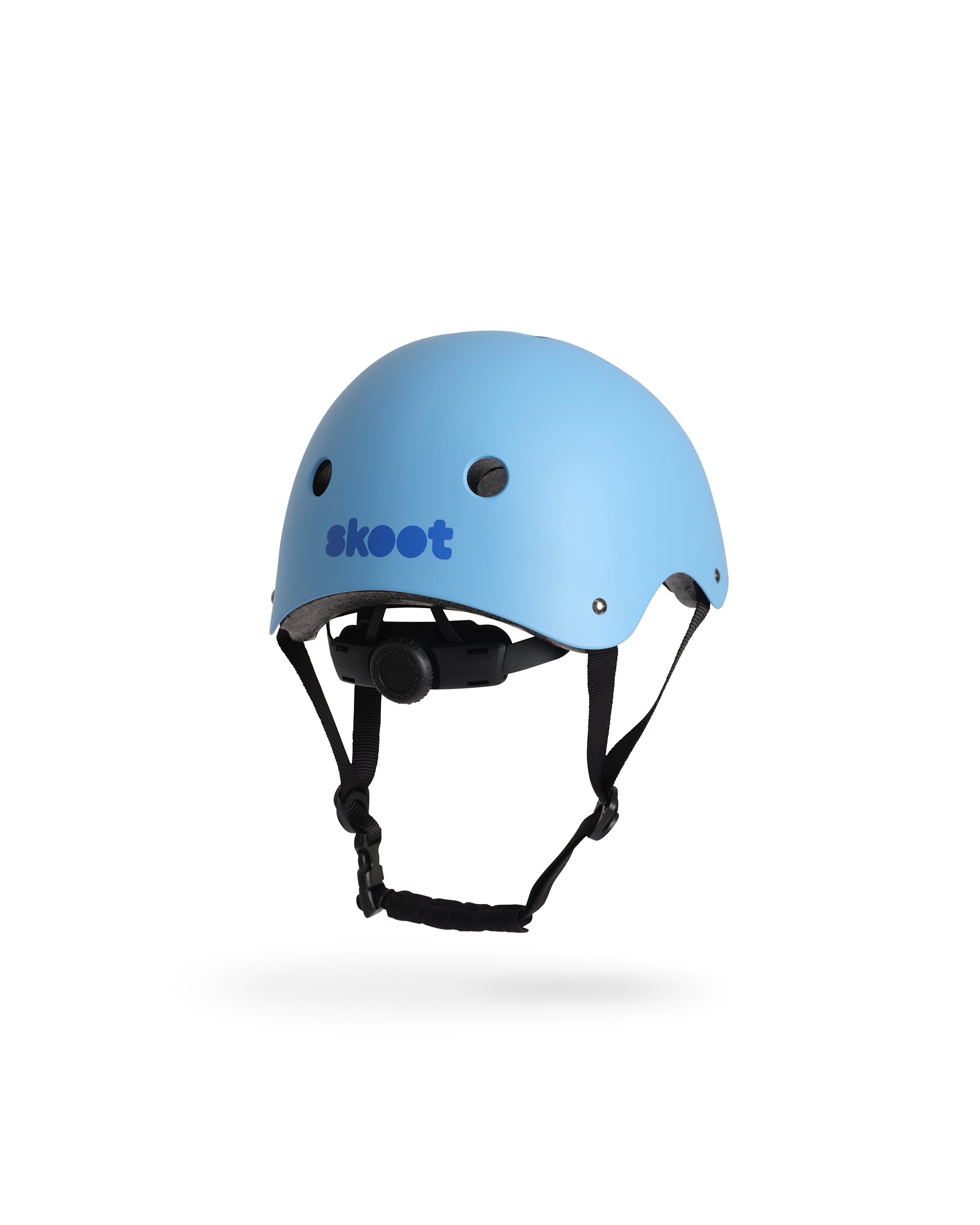 skoot sky blue adjustable helmet back view