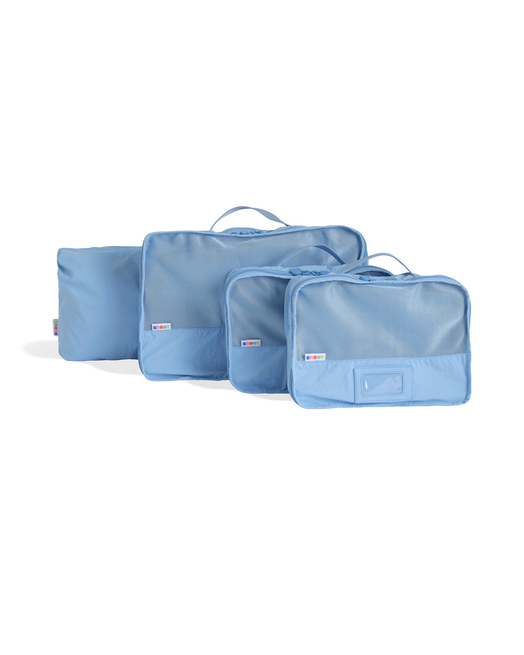 skoot sky blue packing cubes group set