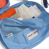 skoot sky blue packing cubes label custom label